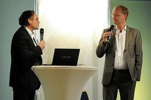 Zwei Männer, eine Mission: Frank Böttcher (links) und Sven Plöger wollen Fakten sprechen lassen. Foto: Holger John