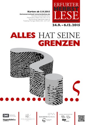 Das Plakat für die 19. Auflage der Herbstlese gestaltete wie immer Martin Schink.