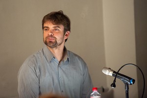 So sehen Sieger aus: Matthias Nawrat gewann 2012 den allerersten Debütanten-Salon der Erfurter Herbstlese.