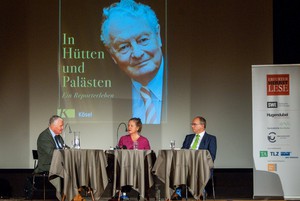 Das Gespräch mit Rolf Seelmann-Eggebert und Tochter und Ko-Autorin Adele führte Gothas Oberbürgermeister Knut Kreuch.