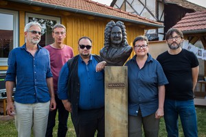 Die Preisträger (Foto: Bernd Kramer) von links: Michael Kriegel, Randolf Eilenberger, André Schinkel, Katrin Kremmler, Helge Streit