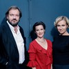 Charly Hübner, Ninon Gloger & Caren Miosga (Foto: Kerstin Schomburg)