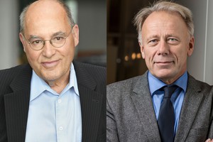 Gregor Gysi & Jürgen Trittin (Fotos: Deutscher Bundestag, Inga Haar,  picture alliance  photothek  Thomas Koehler)